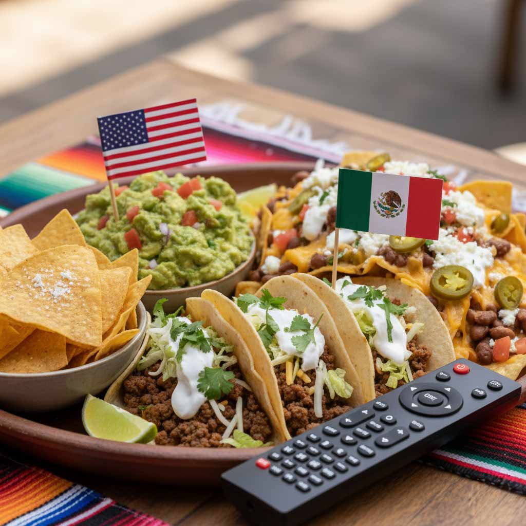 Plato con fusión México-USA